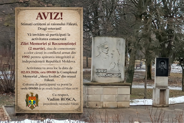 Ziua Memoriei și Recunoștinței (2 martie)