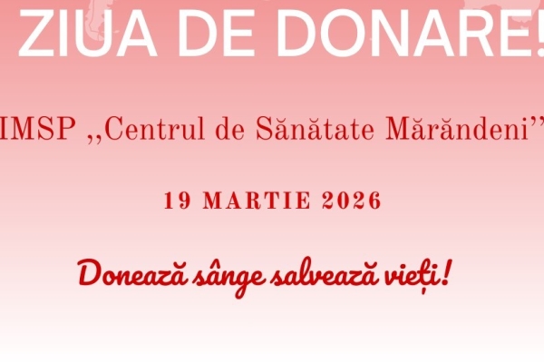 Donează sânge, salvează vieți!
