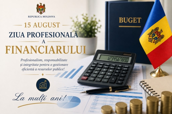 MESAJ DE FELICITARE CU PRILEJUL ZILEI FINANCIARULUI
