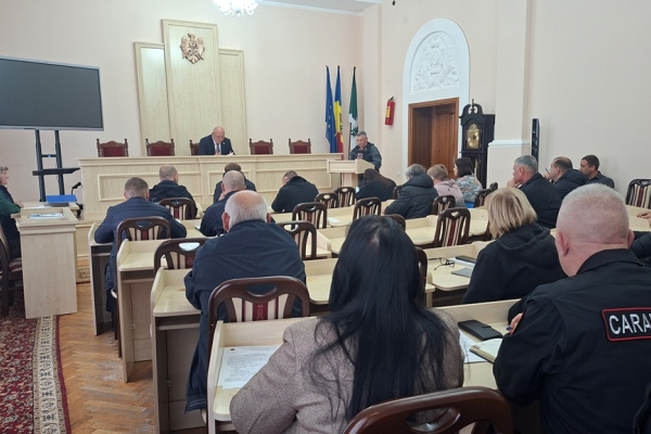 Ședința Comisiei teritoriale de management al situațiilor de criză a raionului Fălești