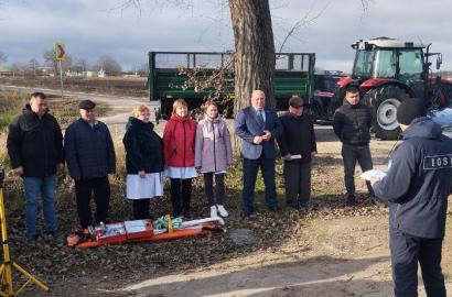 Antrenamentul grupei mobile la protecția civilă