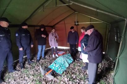 Antrenamentul grupei mobile la protecția civilă