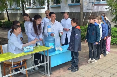 Aplicații la protecția civilă în satul Catranîc