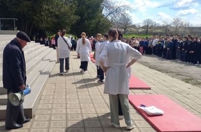 Aplicații la protecția civilă în satul Catranîc