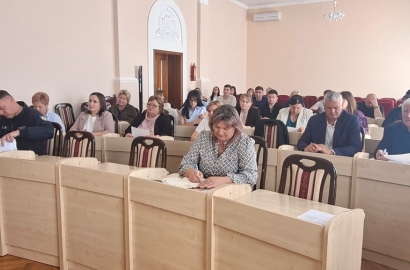 Ședință de lucru cu  primarii orașului, satelor și comunelor din raion