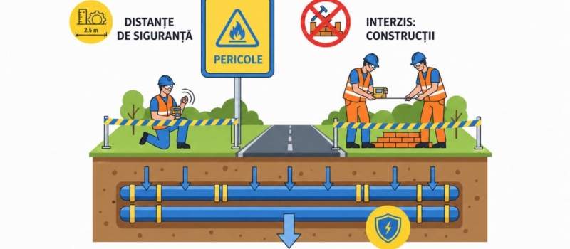 CERINȚE DE SECURITATE ÎN ZONA DE PROTECȚIE A REȚELELOR DE GAZE NATURALE 