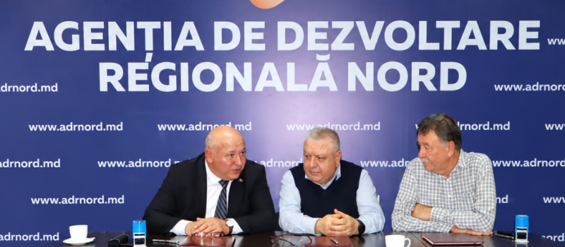 Semnarea contractului de antrepriză pentru executarea lucrărilor de punerea în funcțiune  a apeductului Prut–Fălești.