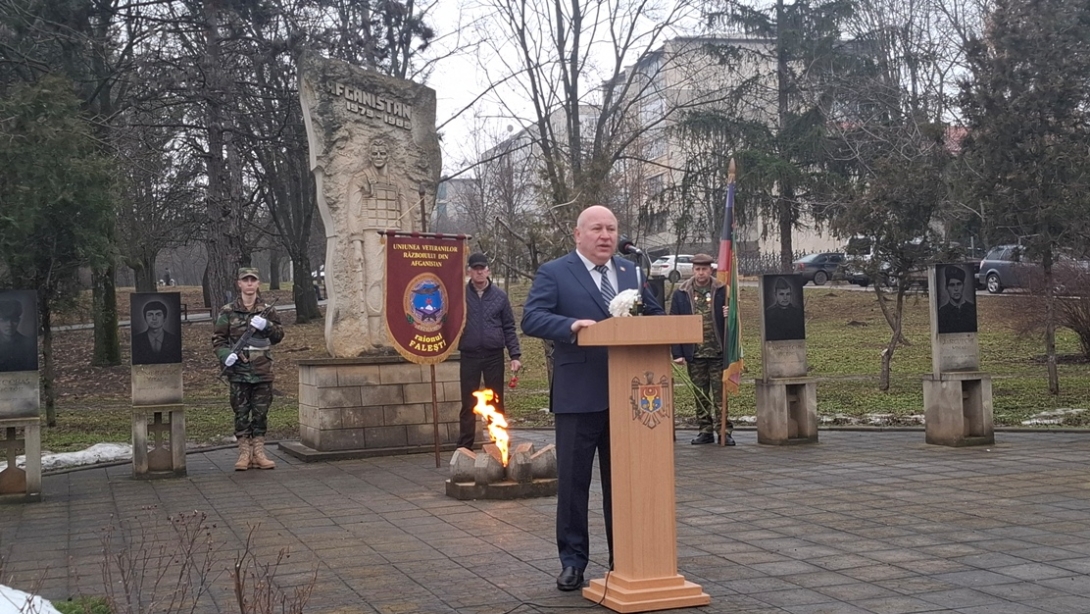 Activitate consacrată eroilor căzuți în războiul din Afganistan