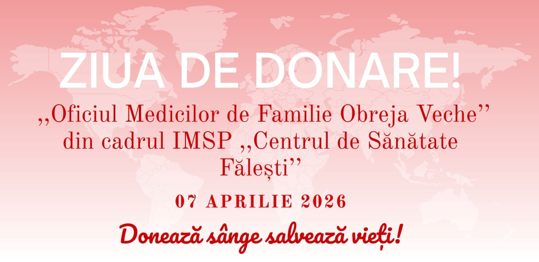 DONARE de SÂNGE, 06-04-2026