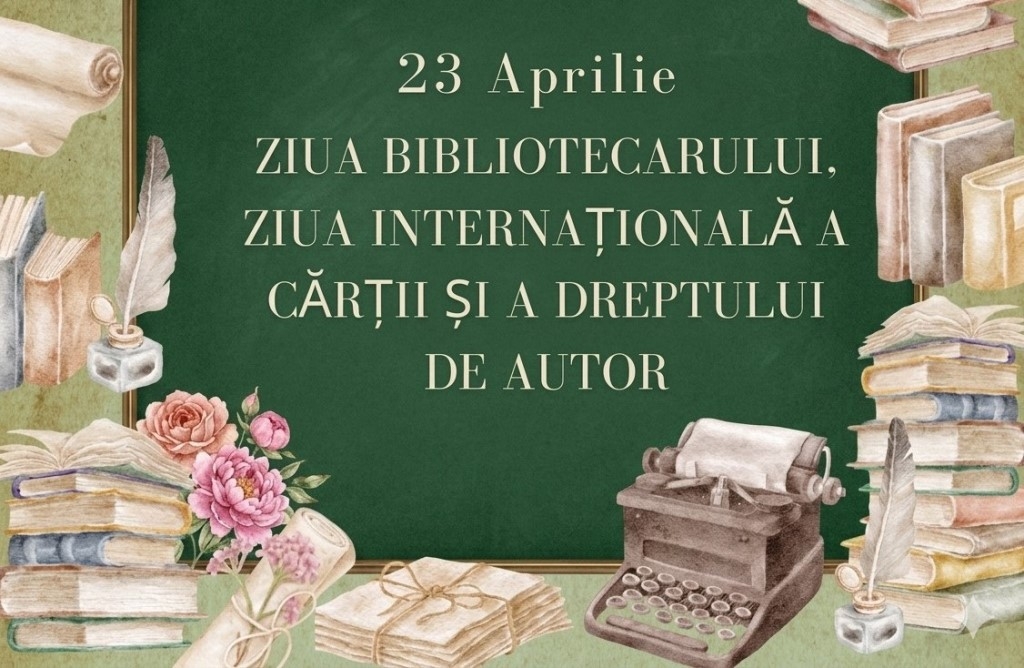 Mesajul de felicitare cu prilejul Zilei bibliotecarului și al Zilei mondiale a cărții și a dreptului de auto