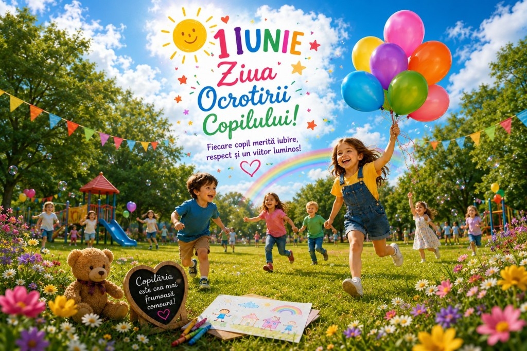 Mesaj de felicitare cu prilejul Zilei Ocrotirii Copilului
